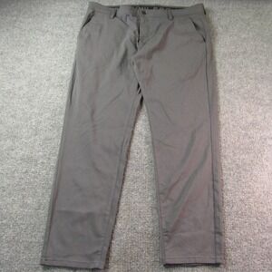Projek Raw Pants Mens 40x30 Gray Classic Fit Streetwear Slacks Stretch Urban